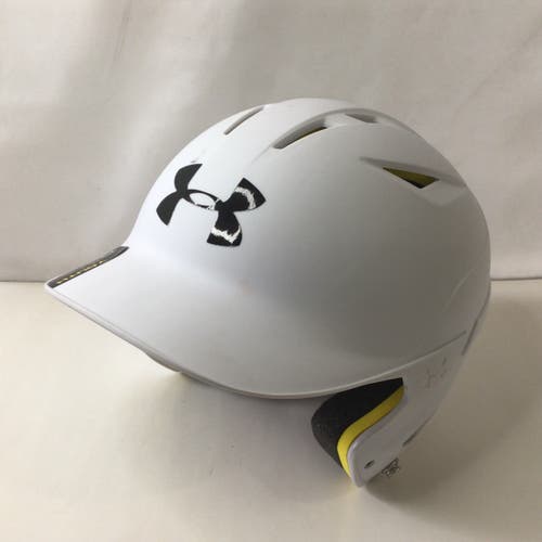 6 3/4 Under Armour UABH2-110 Youth Batting Helmet Matte White (New)