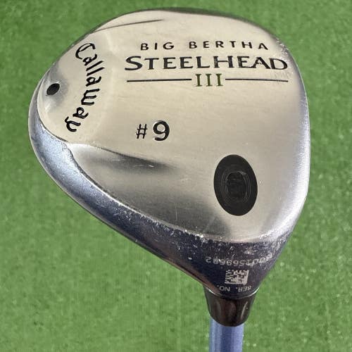 Callaway Steelhead III 9 Fairway Wood System III Ladies Womens Flex Graphite