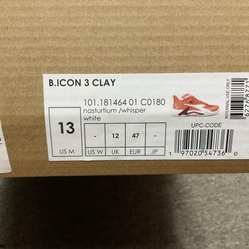 Mens Diadora B.icon 3 Clay Court Shoes Size 13