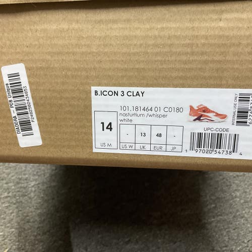Mens Diadora B.icon 3 Clay Court Shoes Size 14
