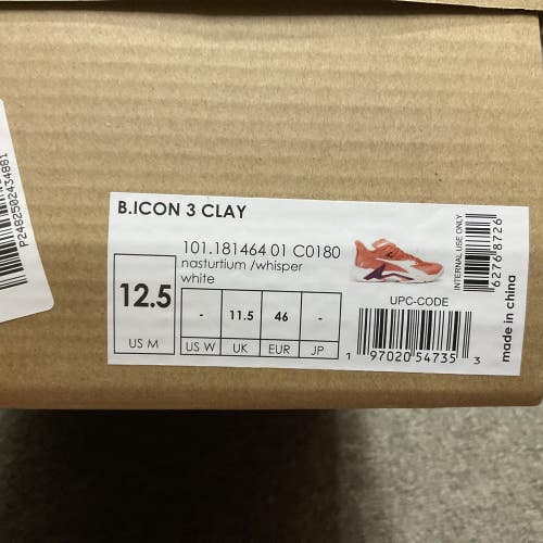 Mens Diadora B.icon 3 Clay Court Shoes Size 12.5