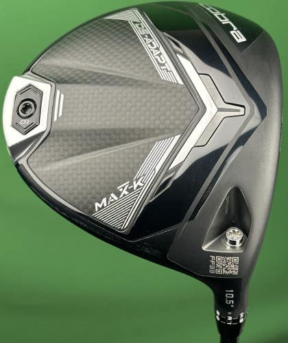 Cobra DS-Adapt MAX-K Driver 10.5* Right Hand Stiff Flex Tensei AV 65 Blue NICE!
