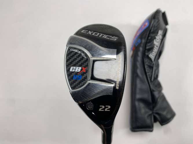 Tour Edge Exotics CBX 119 4 Hybrid 22* Tensei Blue CK Series 70g Senior RH HC