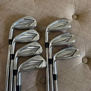 Mizuno JPX 923 Hot Metal Iron Set 4-PW KBS Regular Flex Lefty Standard NICE
