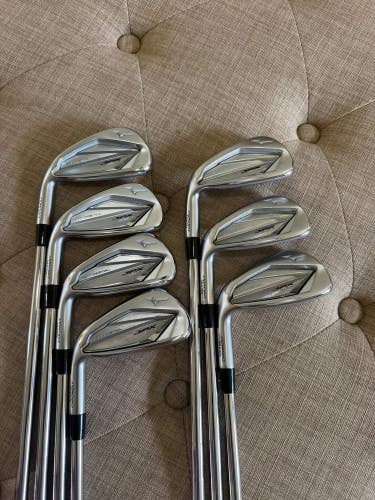 Mizuno JPX 923 Hot Metal Iron Set 4-PW KBS Regular Flex Lefty Standard NICE