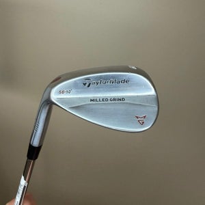 Taylormade Milled Grind Satin Chrome LW 60/10 TT DG Wedge Flex Lefty 35 NICE