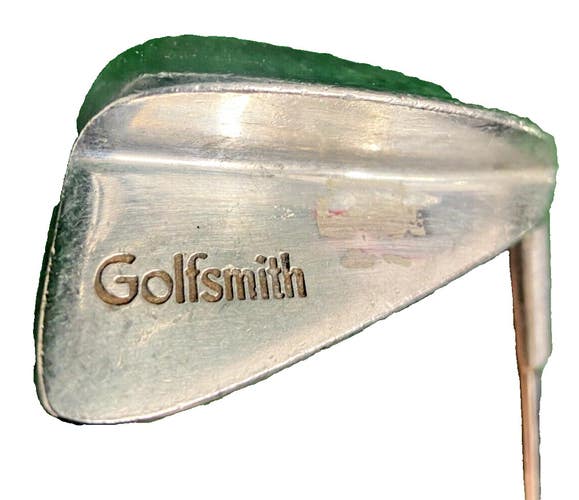 Golfsmith Wide Sole Stainless Sand Wedge Men's RH Stiff Steel 35.5" Vintage Grip