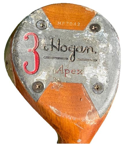 Ben Hogan Apex Oil Hardened 3 Wood RH Apex 4 Stiff Steel 42 Stock Grip HC