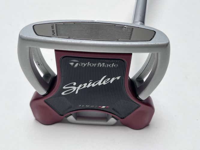 TaylorMade Spider Tour Silver Double Bend Putter 34" SuperStroke Pistol GT RH