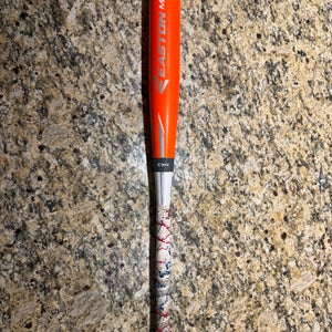 BEAUTIFUL!! GENTLY USED & RARE SIZE ORANGE BOMBER BAT!!  Easton Mako 29/18 (-11)