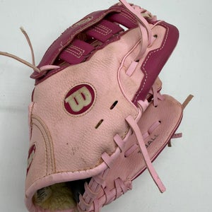 Pink Wilson A300 RH Baseball Glove 10.5"