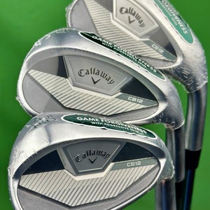 Callaway 2026 CB 12 Wedge Set 50-12, 54-14, 58-12 GW SW LW Steel Right Hand NEW!