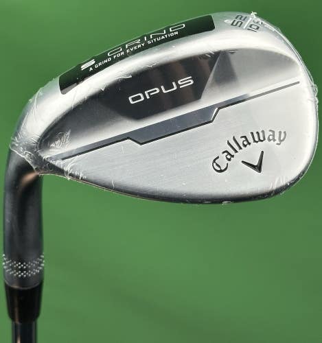 Callaway Opus Chrome Gap GW Wedge LEFT Hand 52-10* S-Grind Steel LH NEW