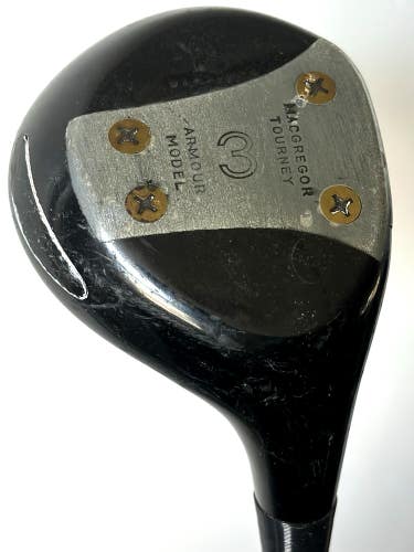 Vintage MacGregor Tourney Armour Model Persimmon Fairway 3-Wood 3W True Temper
