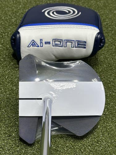 Odyssey Ai One Square 2 Square MAX Stripe Center Shaft Putter 33" w/ Cover NEW!