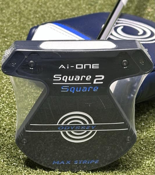 Odyssey Ai One Square 2 Square MAX Stripe Center Shaft Putter 33