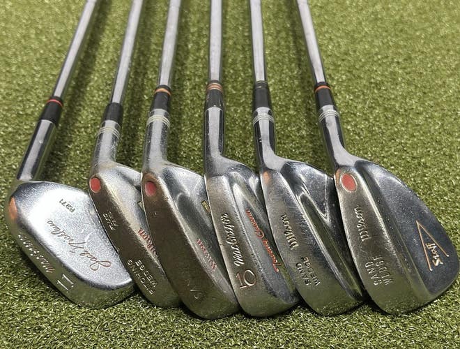 Vintage Wilson Macgregor Wedge Set - 6 Wedges Included Steel Shaft Right Hand