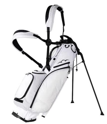 Sun Mountain Eclipse E 2.5 Lite 4-Way Stand Carry Golf Bag Color: White/Black