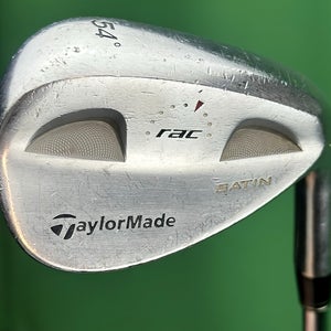 TaylorMade rac Satin Chrome Sand SW Wedge 54-10* Steel Wedge Flex RH