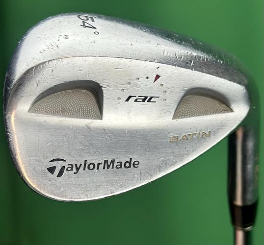 TaylorMade rac Satin Chrome Sand SW Wedge 54-10* Steel Wedge Flex RH