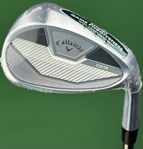 Callaway 2026 CB 12 Gap GW Wedge 52-12* Steel Hi-REV 3.0 Right Hand NEW!