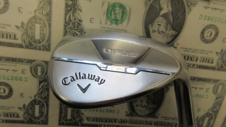 2024 Callaway Opus Right Handed Wedge Stiff Flex 60 Degree Steel Shaft (Used)