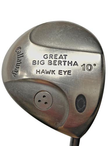 Callaway Great Big Bertha Hawk Eye Driver 10* RH Regular Graphite 43" New Grip