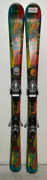 Kid's Elan 130cm Park Pinball Skis With Elan EL 7.5 Bindings (Used) (SY2805)