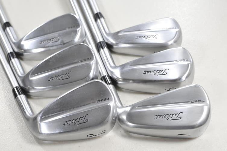 Titleist T250 2025 5-PW Iron Set Stiff Flex KBS Tour C Taper 120g Steel #213944