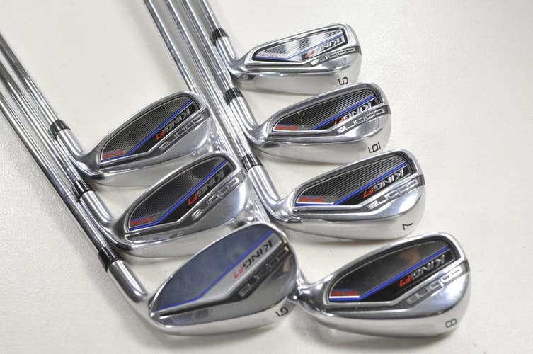 Cobra King F7 One Length 5-PW,GW Iron Set Regular Flex Right Steel  # 212689