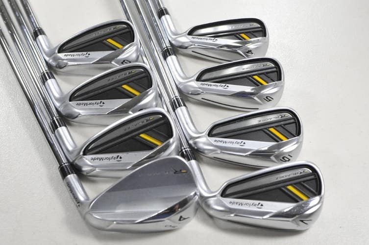 TaylorMade RocketBladez 4-PW,AW Iron Set Regular Flex Right 85g Steel # 213841