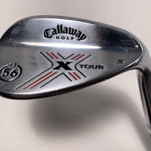 Callaway X-Tour Satin Wedge 56* 13 Bounce Wedge Steel Mens RH Midsize Grip
