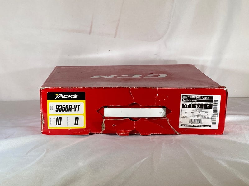 CCM Tacks 9350R Inline Skates Regular Width Youth Size 10 (New)