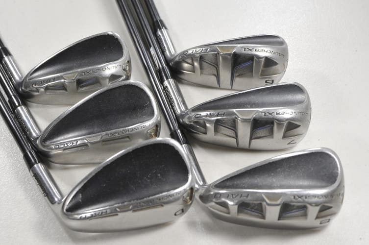 Cleveland Launcher XL Halo 6-PW,DW Iron Set Regular Flex Right Graphite # 213660