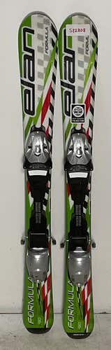 Kid's Elan 90cm All Mountain Formula Skis With Elan EL 4.5 Bindings (Used) (SY2808)