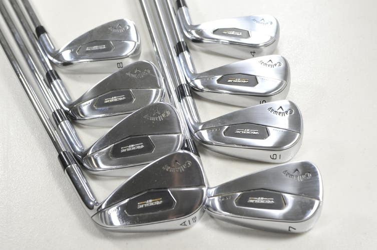 Callaway Rogue ST Pro 4-PW,AW Iron Set Stiff Flex Right Rifle 6.0 Steel # 213730