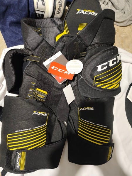 Brand new with tags pro stock CCM Super Tacks Girdle size Sr. Medium $245 firm.