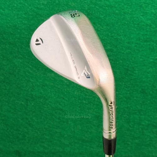 TaylorMade Milled Grind 3 MG3 58-SB11 58 Lob Wedge DG S400 TI Stiff *READ*