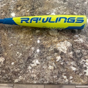 2018 Rawlings Quatro “Glowstick” USABat (-10) 19 oz 29" (Used)