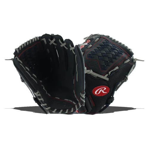 Rawlings Black Renegade 12" Softball Glove: R120BGS Left Hand Throw