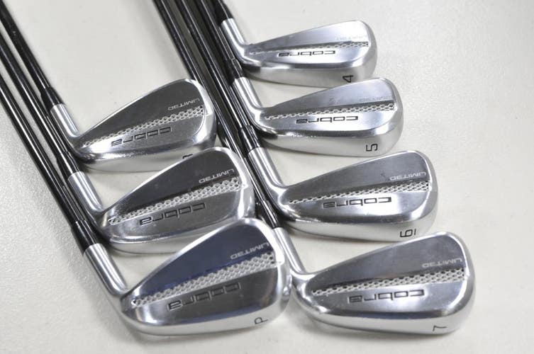 Cobra LIMIT3D 4-PW Iron Set Regular Flex Right MMT 85g Graphite # 213236