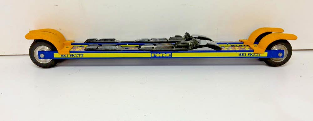 Ski Skett FIRE Dry Land Cross Country Ski Skates Fischer RC3 Racing NNN Bindings