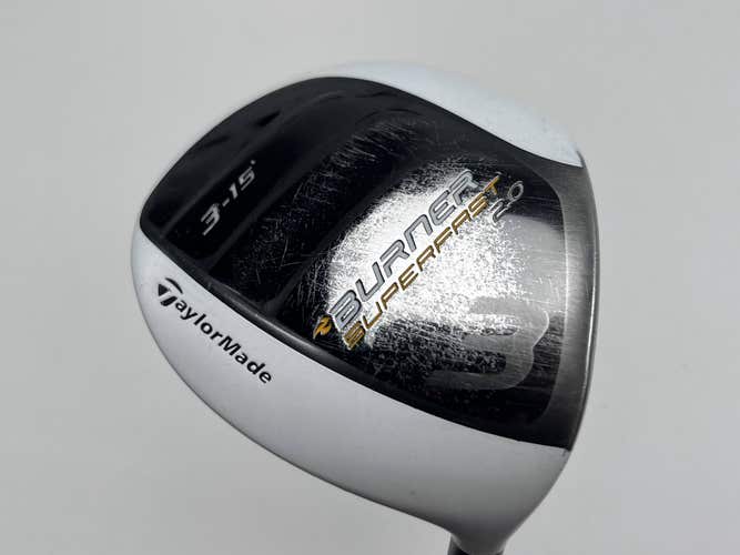 TaylorMade Burner Superfast 2.0 3 Fairway Wood 15* Matrix Ozik XCON-4.8 Stiff RH