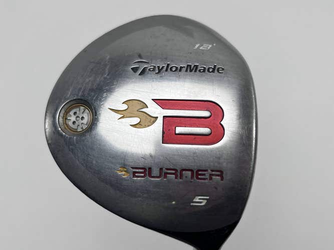 TaylorMade Burner 2008 5 Fairway Wood 18* REAX 49g Stiff Graphite Mens RH