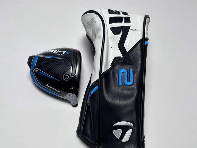 TaylorMade SIM2 MAX Driver 9* HEAD ONLY Mens RH HC