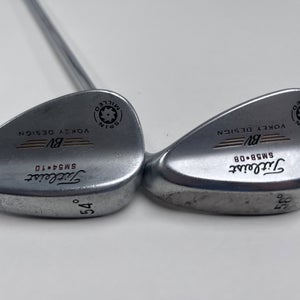 Titleist Vokey Spin Milled CC Chrome Wedge Set 54* 10 58* 8 Wedge Steel Mens RH