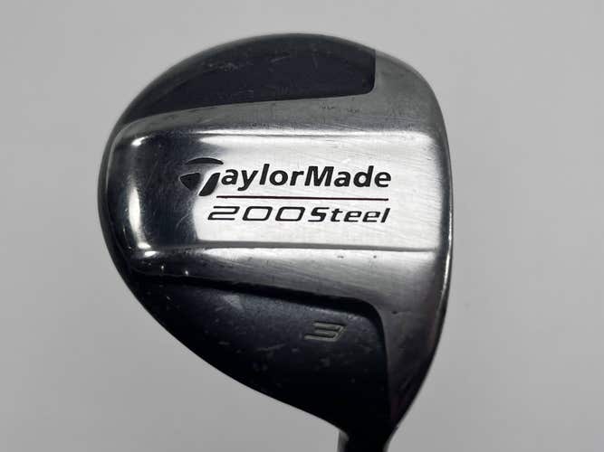 TaylorMade 200 Steel 3 Fairway Wood 15* Lite 80g Regular Graphite Mens RH