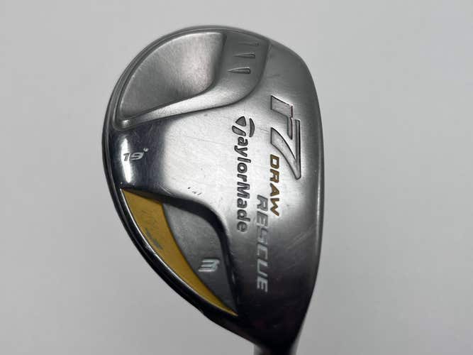 TaylorMade R7 Draw 3 Hybrid 19* REAX 55g Regular Graphite Mens RH
