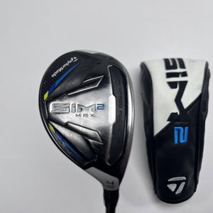 TaylorMade SIM2 MAX Rescue 4 Hybrid 22* Fujikura Vista Pro 60g Stiff RH HC