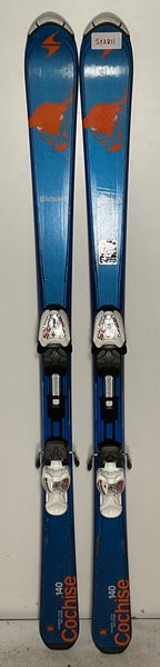 Kid's 140cm Blizzard Cochise Skis With Blizzard IQ 4.5 Bindings (Used)(SY2811)